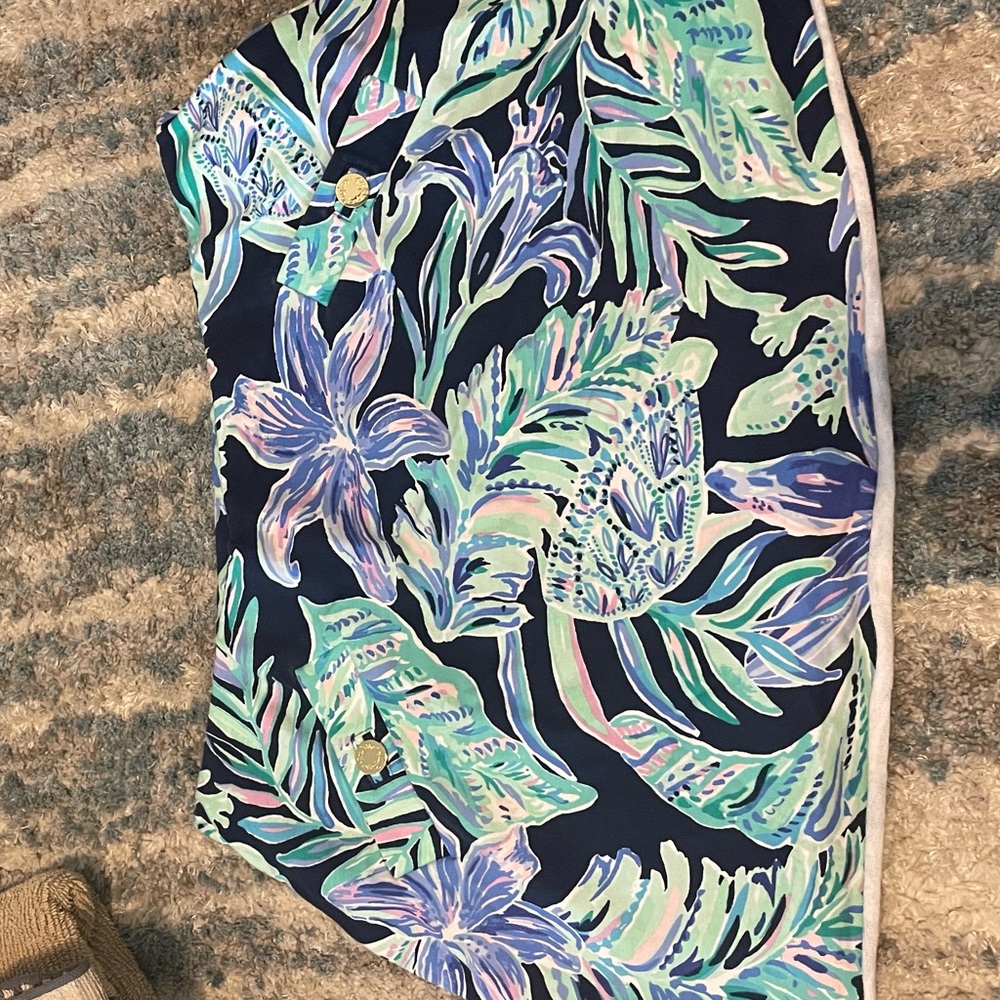Two Lilly Pulitzer mini skorts.